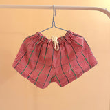 Boxer quadretti rosso