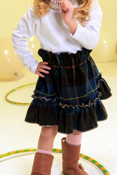 Gonnellina lupo con rouches