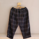 Pantalone over quadri