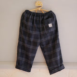 Pantalone over quadri