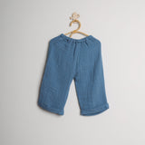 Pantalone "Libero" IN MUSSOLA BLU