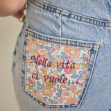 Jeans tasca personalizzata