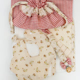 Super Set Regalo Nascita Bimba  - Mussola Flower