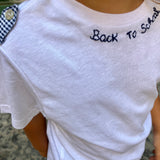 T-shirt maschietto back to school