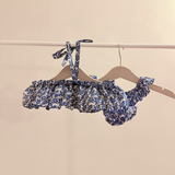 Bikini fiori blu