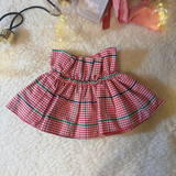 Colletto Baby - Vichy Rosso