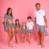 BIKINI DONNA QUADRETTO NERO