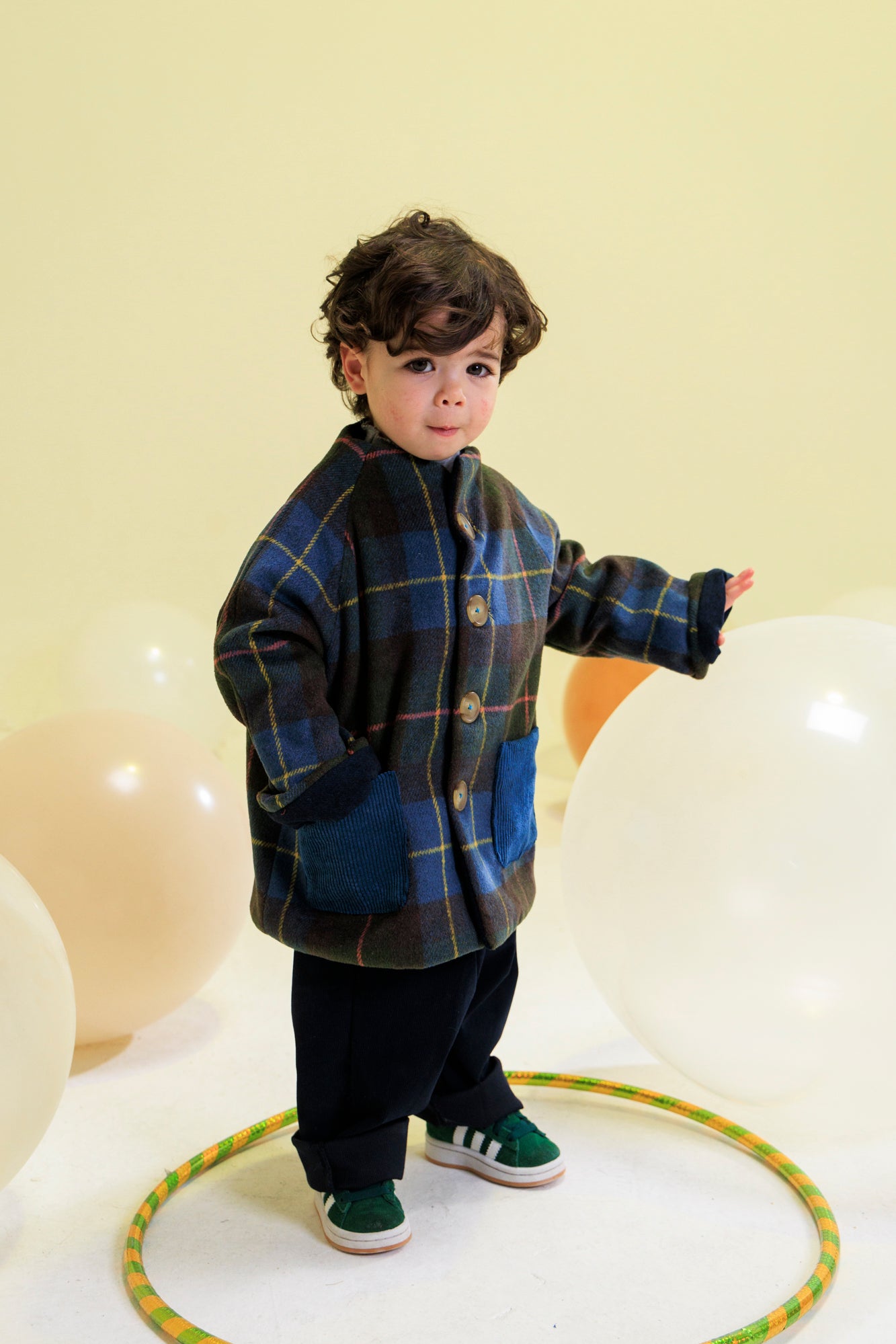 Cappotto - Tartan Coat Bimbo
