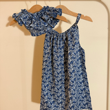 Completino bimba - Fiori Blu