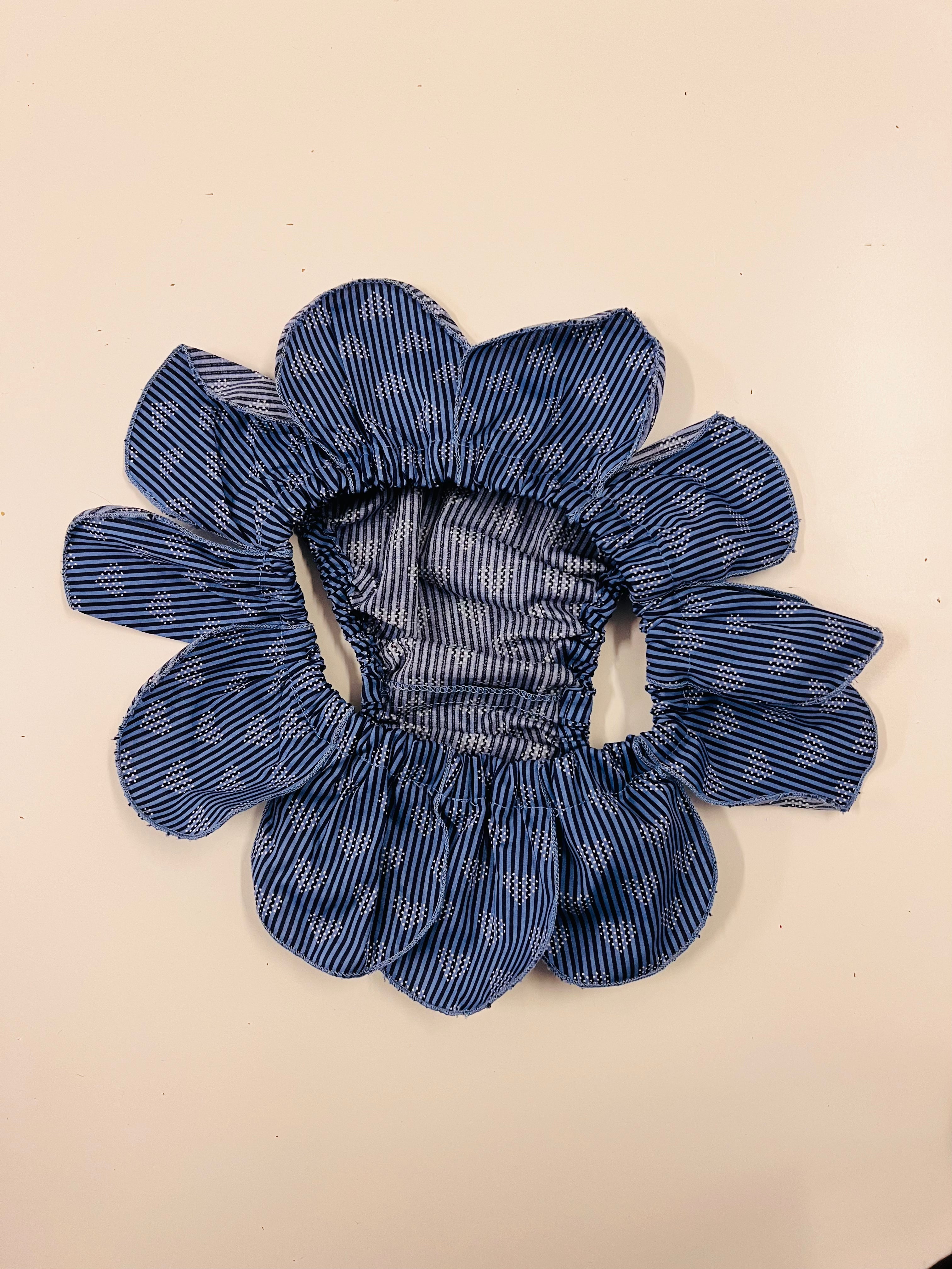 Costume Petaloso Popeline Blu