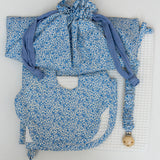 Super Set Regalo Nascita Bimbo - Flower Celeste