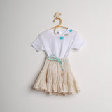T-SHIRT WITH HAND EMBROIDERY