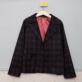 Baby blazer quadri