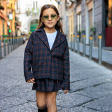 Completo Blazer e gonna quadroni
