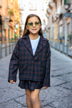 Baby blazer quadri