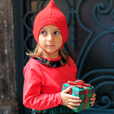 T-shirt con colletto rossa