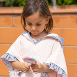 Poncho Kids con rouches