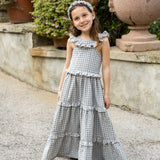 Abito lungo vichy