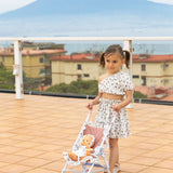 Set gioco passeggino+vestiti bambolotto