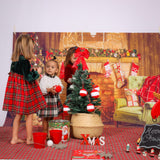 CHRISTMAS DRESS IN VELLUTO BIANCO E TARTAN BIANCO