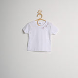 T-SHIRT WITH HAND EMBROIDERY
